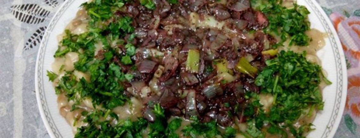 العدس بالرقاق (رشتاية)