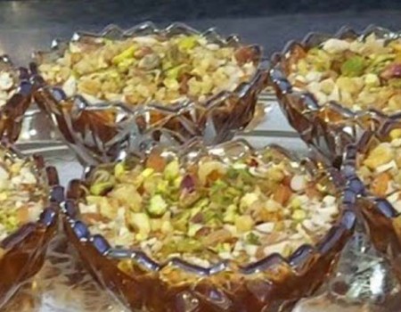 كراوية بالسميد والمكسرات